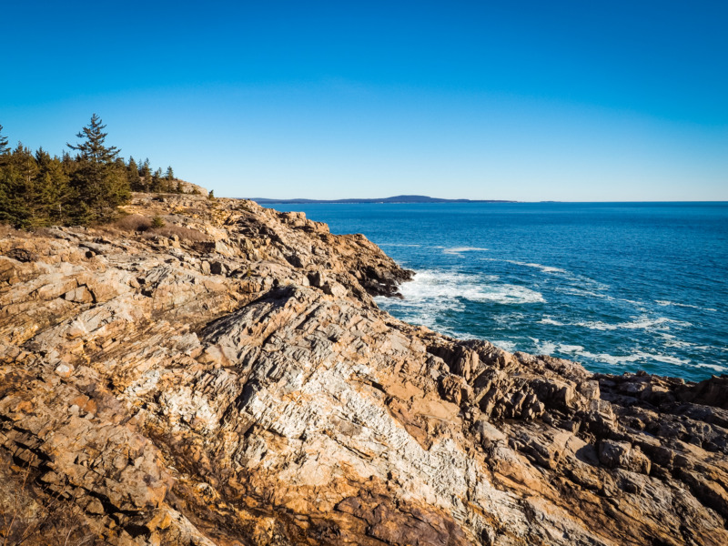 Great Head trail in Acadia National Park, Maine