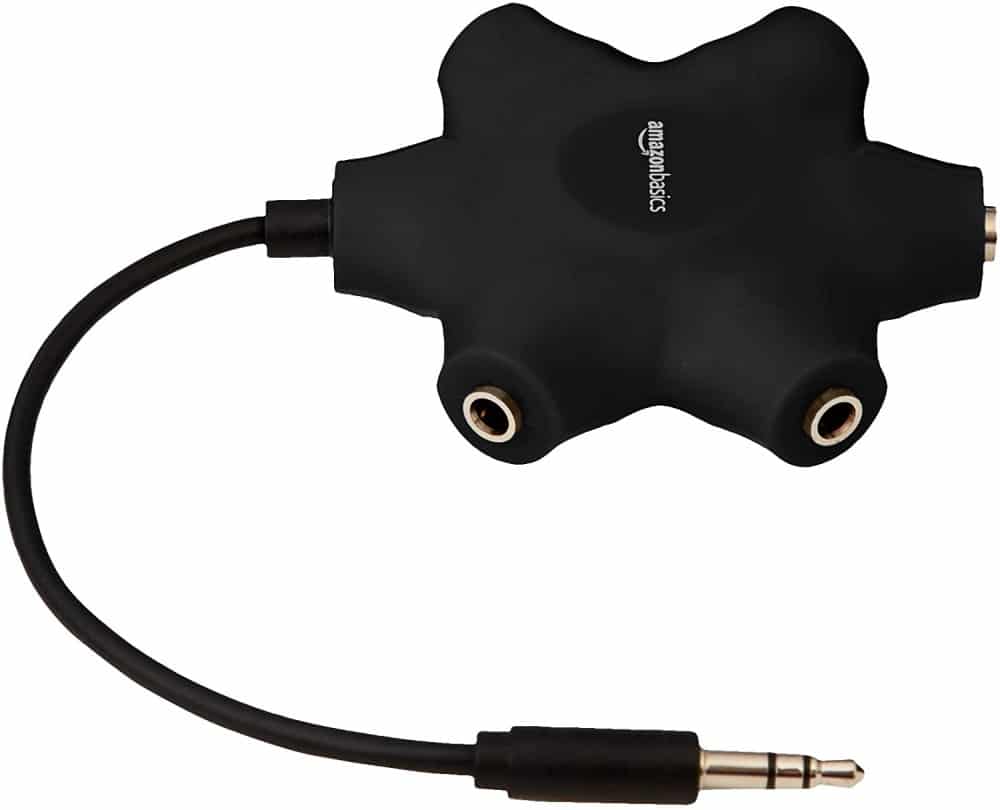 AmazonBasics 5-Way Multi Headphone Splitter