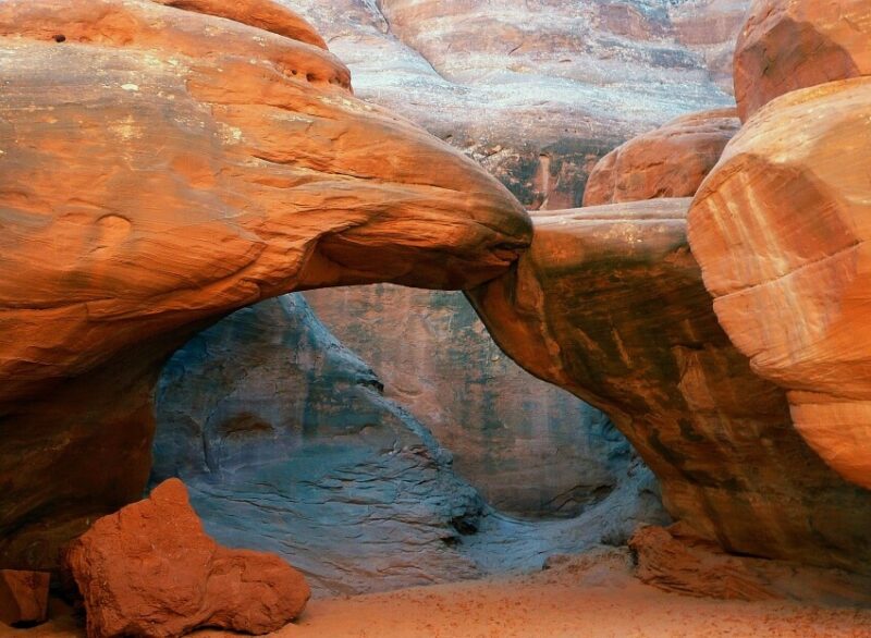Red Rock Arch Formation