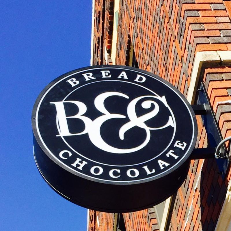 Bread & Chocolate sign