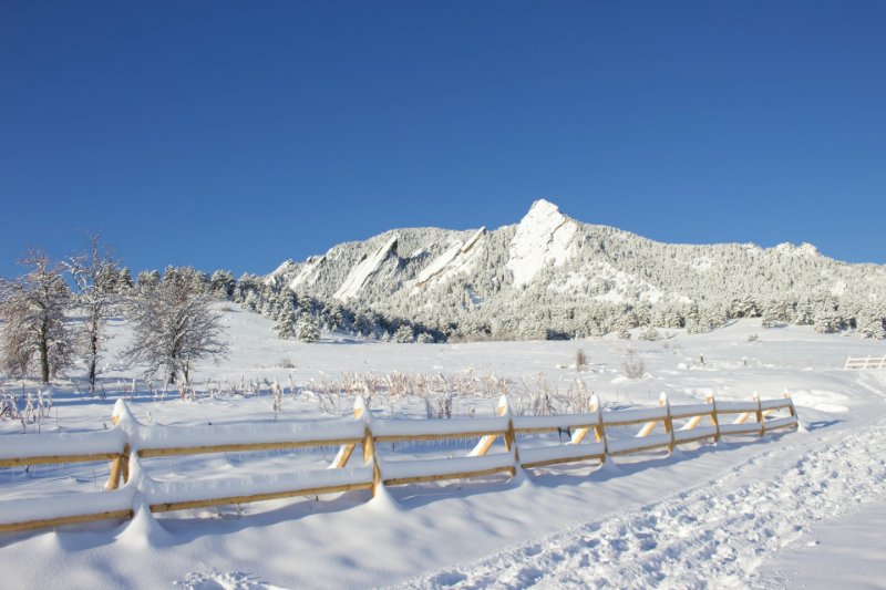 Colorado Chautauqua During Winter