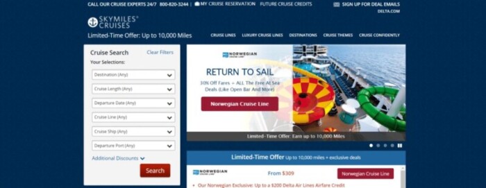 Delta SkyMiles Cruises