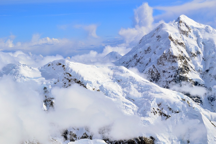 View of Peak of Mount Denali