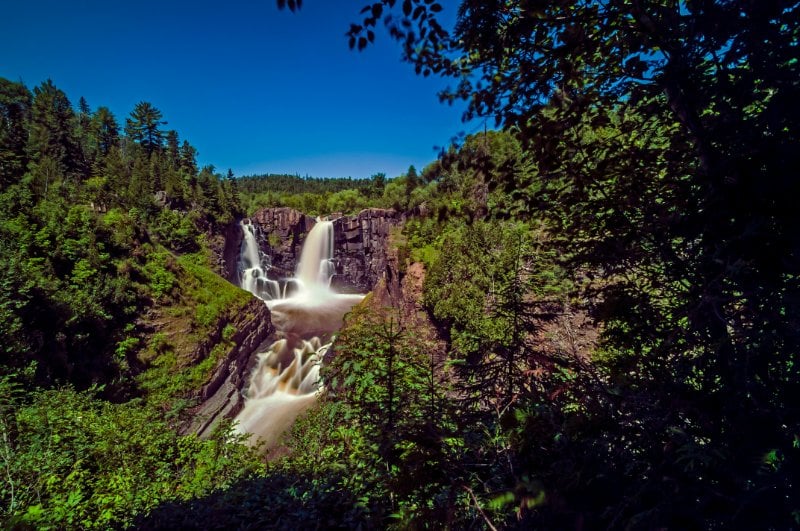 Grand Portage State Park's High Falls or the Portage River Waterfalls