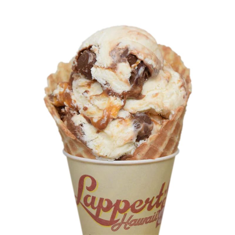 An ice cream cone from Lappert's, Honolulu, HI