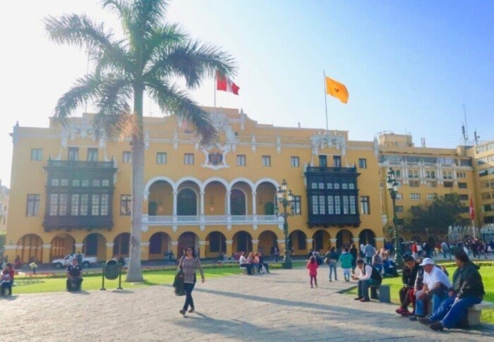 Main Square in Lima Peru
