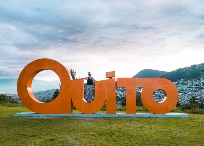 Quito Sign in Quito, Ecuador