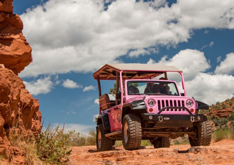 Sedona Scenic Rim Pink Jeep Tour