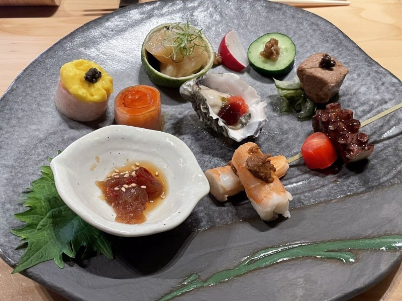 Japanese Dish at Shinbay Omakase Room by Shinji Kurita