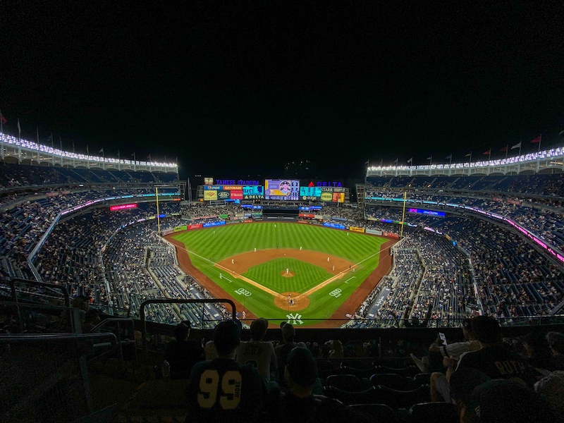 Yankee Stadium The Bronx aerial view