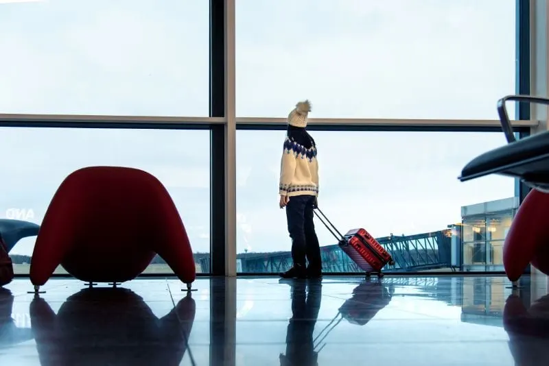 Woman in Airport