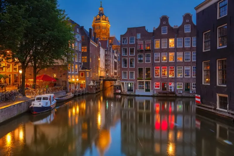 Nightview in Amsterdam