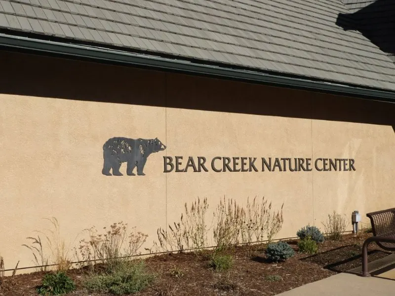 Bear Creek Nature Center Sign