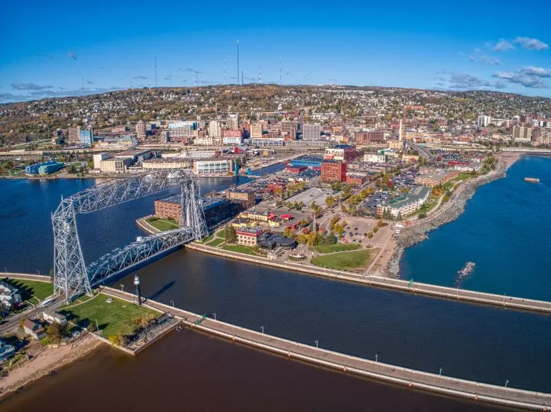 Canal Park in Duluth, Minnesota