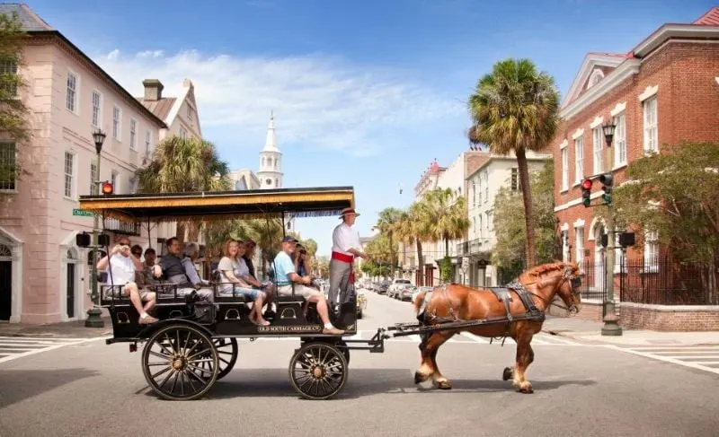 Charleston Historical Downtown Tour by Horse drawn Carriage