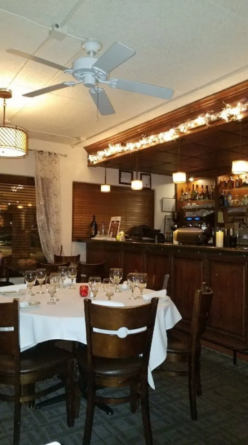 Tables at Franco’s Italian Caffe