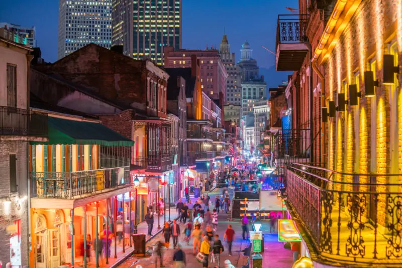 French Quarter at Night, New Orleans, Louisiana