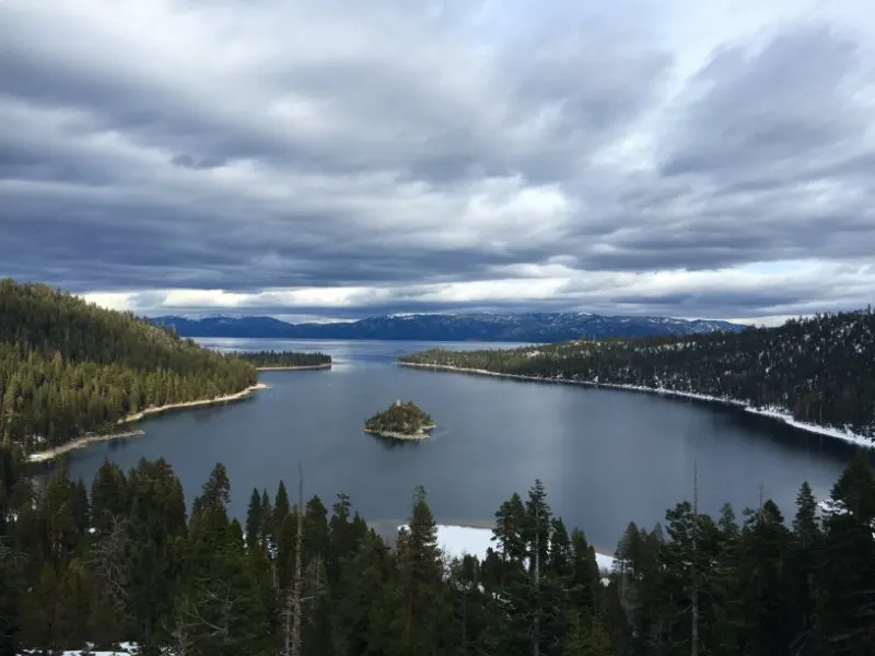 Lake Tahoe, California and Skyline