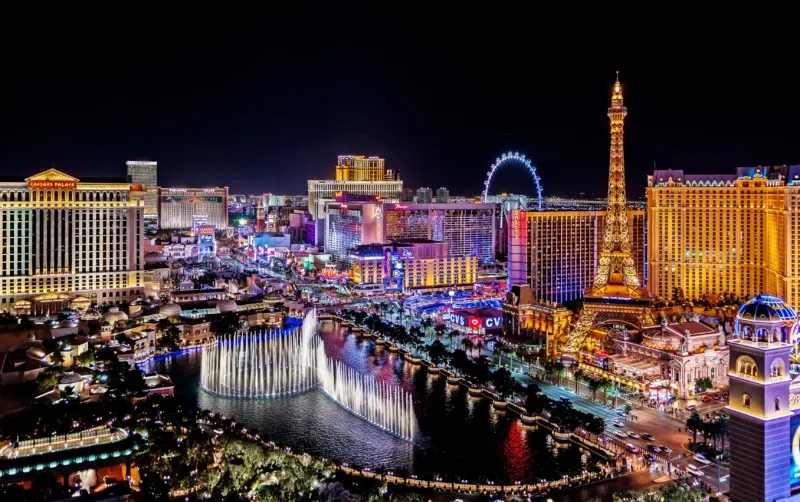 Las Vegas Strip at nighttime