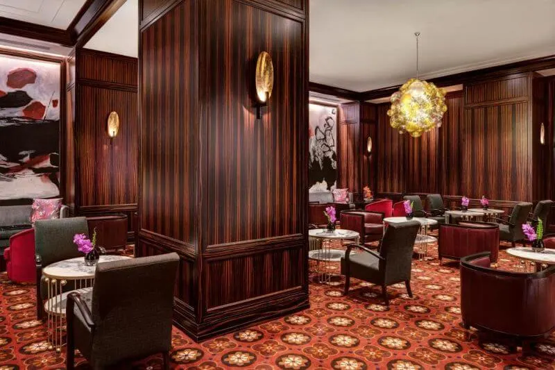 Wood Inspired Hotel Lobby