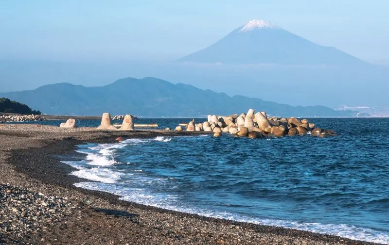 Miho-no-Matsubara with Mount Fuji in Background