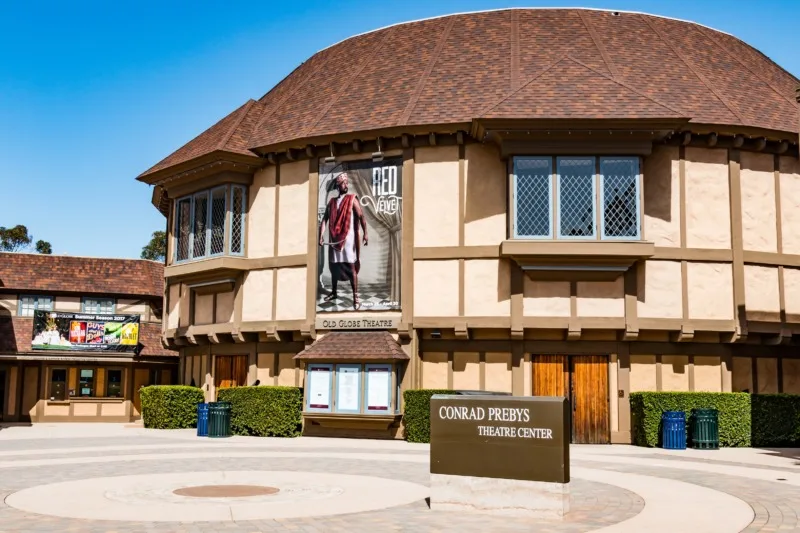 The Old Globe Theatre at the Simon Edison Centre for the Performing Arts in Balboa Park