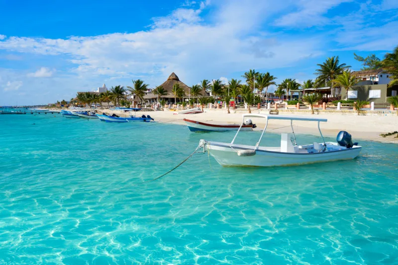 Puerto Morelos Beach in Quintana Roo, Riviera Maya