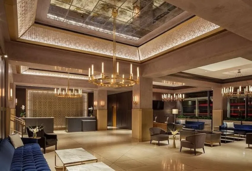 Luxury Hotel Lobby