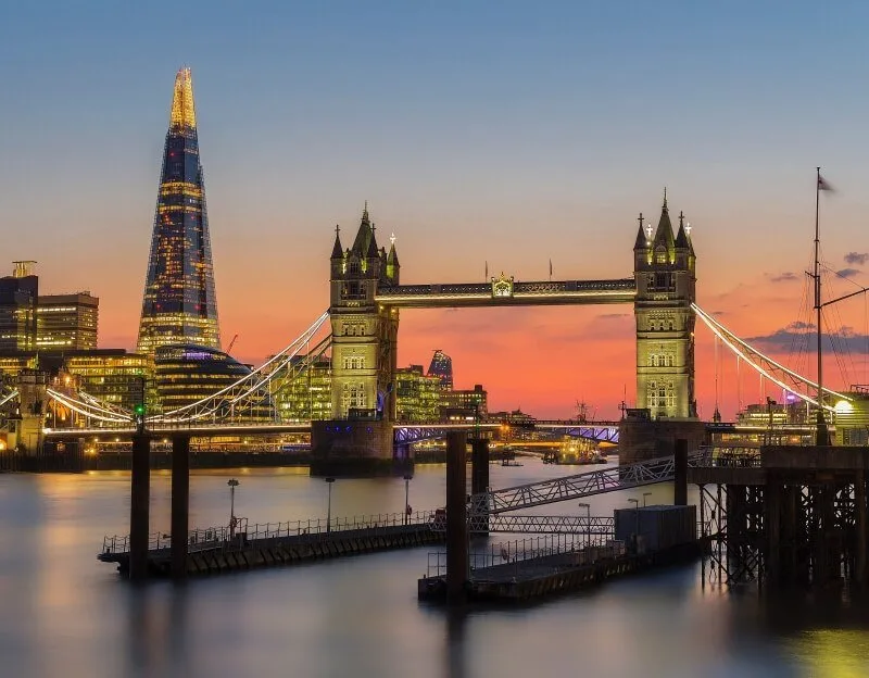 Tower Bridge and Sunset