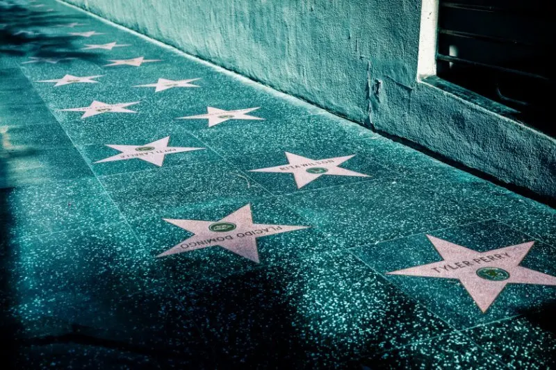 Stars at Hollywood Walk of Fame
