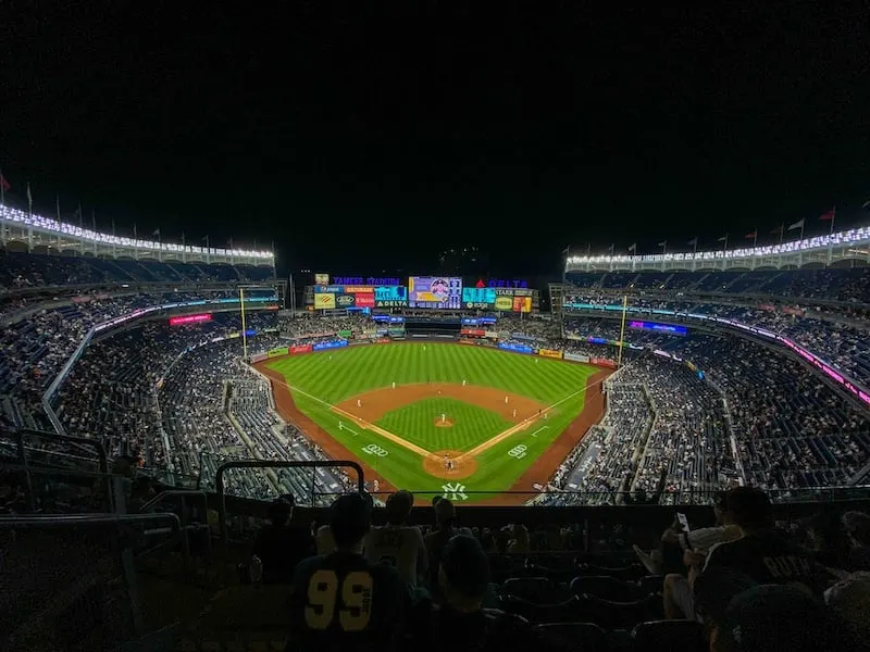 Yankee Stadium The Bronx aerial view